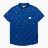 Banks Journal Shine S/S Woven Shirt Shirts Blue -Banks Journal store unnamed file 802
