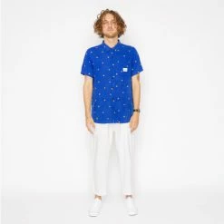 Banks Journal Shine S/S Woven Shirt Shirts Blue 9 Banks Journal Shine S/S Woven Shirt Shirts Blue -Banks Journal store unnamed file 805