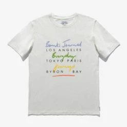 Banks Journal Wonders Classic Tee Shirt T-Shirts Off White