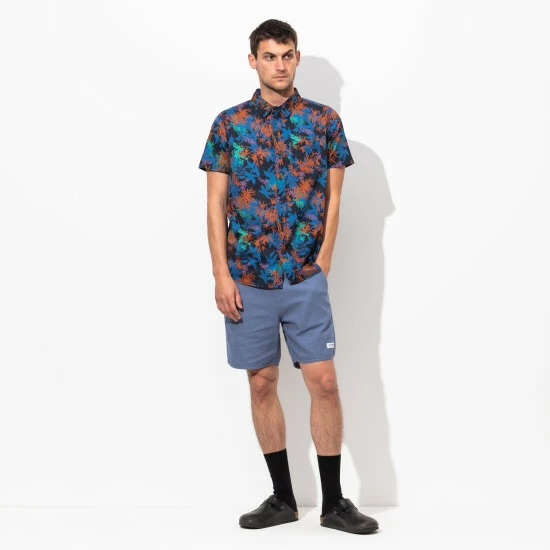 Banks Journal Sundays S-S Woven Shirt Shirts Dirty Denim 4 Banks Journal Sundays S-S Woven Shirt Shirts Dirty Denim - Image 2