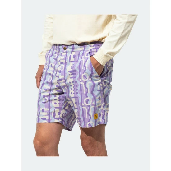 Banks Journal Highlands Elastic Boardshort Shorts Lilac 5 Banks Journal Highlands Elastic Boardshort Shorts Lilac - Image 3