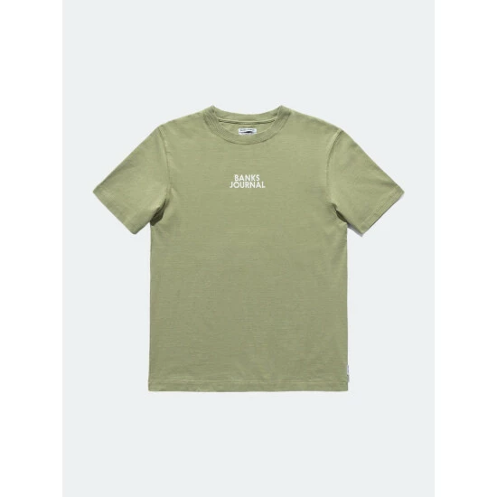 Banks Journal Sub Heading Trader Tee Shirt T-Shirts Green Tea 3 Banks Journal Sub Heading Trader Tee Shirt T-Shirts Green Tea