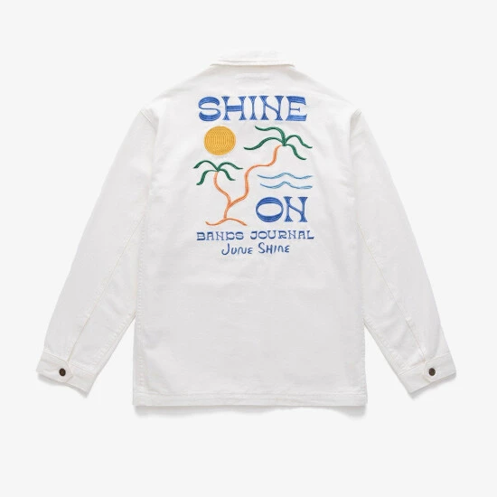 Banks Journal Oasis Drifter Jacket Coats, Jackets & Blazers Off White - Image 2