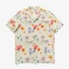 Banks Journal Fluer S/S Woven Shirt Shirts Bone