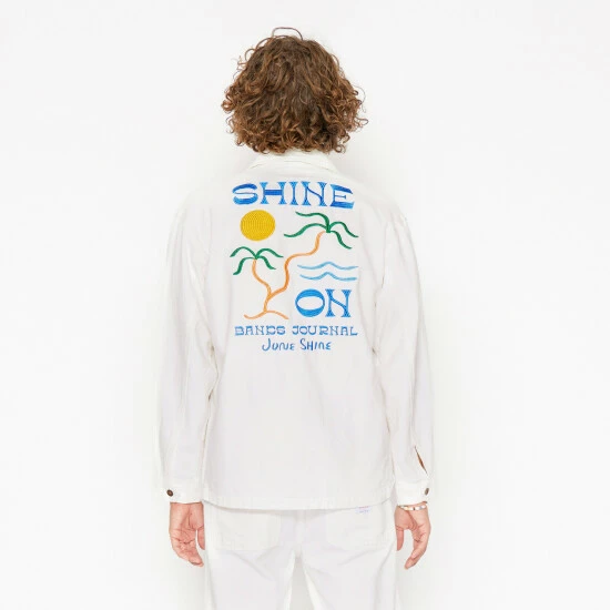 Banks Journal Oasis Drifter Jacket Coats, Jackets & Blazers Off White - Image 4