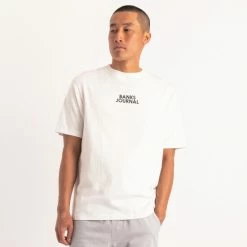 Alternative view of Banks Journal Sub Heading Trader Tee Shirt T-Shirts Off White