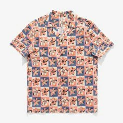 Banks Journal Candy S/S Woven Shirt Shirts Rose Tan