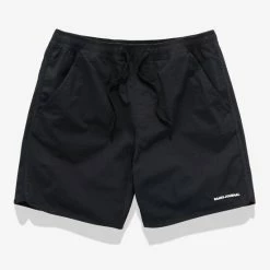 Banks Journal Label Elastic Boardshort Shorts Dirty Black