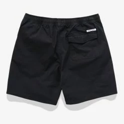 Alternative view of Banks Journal Label Elastic Boardshort Shorts Dirty Black
