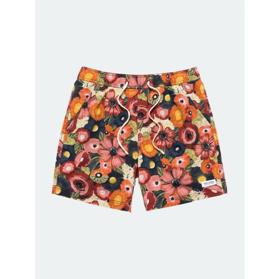 Banks Journal Lotus Boardshort Swimwear Mahogany 3 Banks Journal Lotus Boardshort Swimwear Mahogany