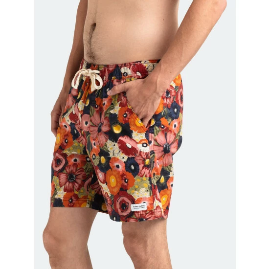 Banks Journal Lotus Boardshort Swimwear Mahogany 6 Banks Journal Lotus Boardshort Swimwear Mahogany - Image 4