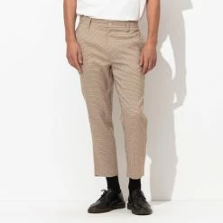 Banks Journal Downtown Plaid Pant Denim & Bottoms Taupe 10 Banks Journal Downtown Plaid Pant Denim & Bottoms Taupe -Banks Journal store unnamed file 913