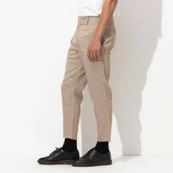 Banks Journal Downtown Plaid Pant Denim & Bottoms Taupe 11 Banks Journal Downtown Plaid Pant Denim & Bottoms Taupe -Banks Journal store unnamed file 914