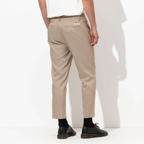 Banks Journal Downtown Plaid Pant Denim & Bottoms Taupe 7 Banks Journal Downtown Plaid Pant Denim & Bottoms Taupe - Image 5