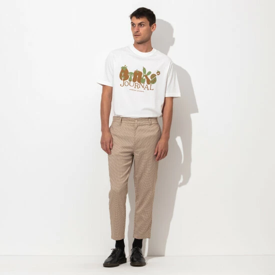 Banks Journal Downtown Plaid Pant Denim & Bottoms Taupe 8 Banks Journal Downtown Plaid Pant Denim & Bottoms Taupe - Image 6