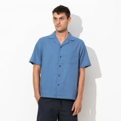 Alternative view of Banks Journal Brighton S/S Woven Shirt-Moon Light Shirts