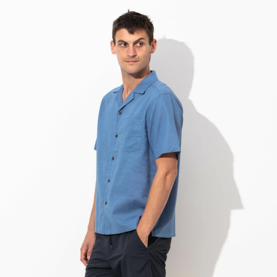 Banks Journal Brighton S/S Woven Shirt-Moon Light Shirts 5 Banks Journal Brighton S/S Woven Shirt-Moon Light Shirts - Image 3