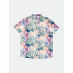 Banks Journal Lense S/S Woven Shirt Shirts Rose Tan