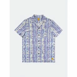 Banks Journal Highlands S/S Woven Shirt Shirts Lilac