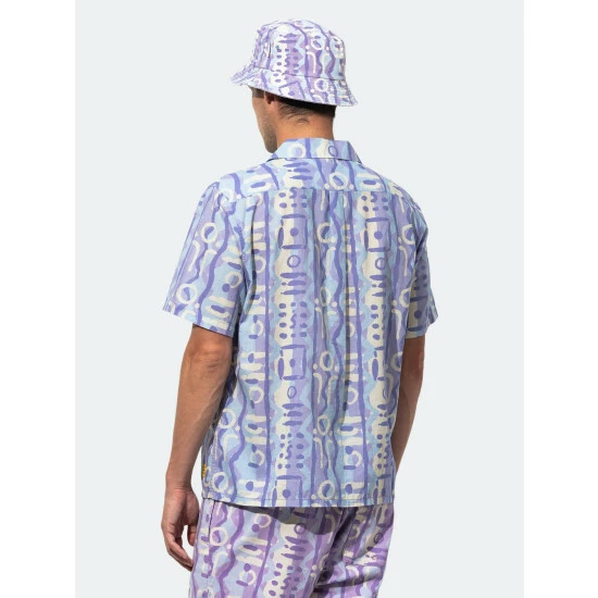 Banks Journal Highlands S/S Woven Shirt Shirts Lilac 6 Banks Journal Highlands S/S Woven Shirt Shirts Lilac - Image 4