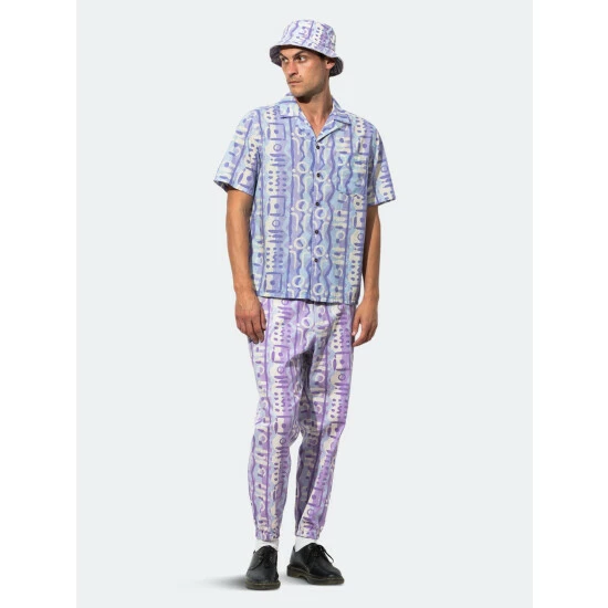 Banks Journal Highlands S/S Woven Shirt Shirts Lilac 7 Banks Journal Highlands S/S Woven Shirt Shirts Lilac - Image 5
