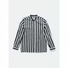 Banks Journal Percussion Chambray Stripe L/S Woven Shirt Tops Dirty Denim -Banks Journal store unnamed file 956