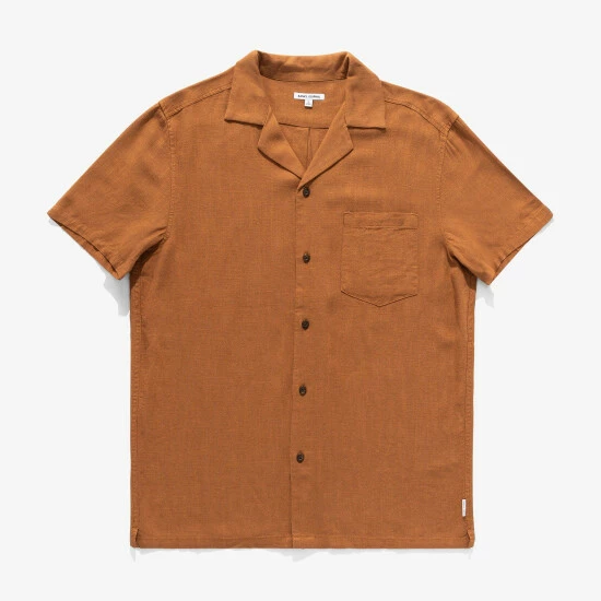 Banks Journal Brighton S/S Woven Shirt - Tobacco Shirts 3 Banks Journal Brighton S/S Woven Shirt - Tobacco Shirts