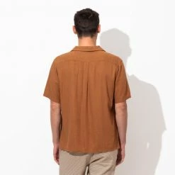 Banks Journal Brighton S/S Woven Shirt - Tobacco Shirts 10 Banks Journal Brighton S/S Woven Shirt - Tobacco Shirts -Banks Journal store unnamed file 965