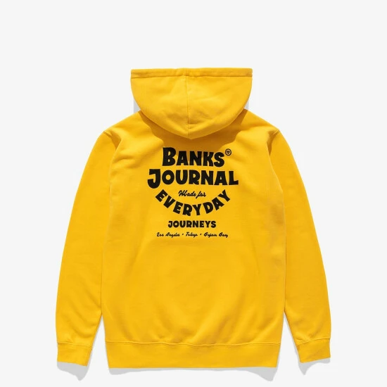 Banks Journal Mojave Hood Printed Fleece Sweatshirts, Sweaters & Hoodies Honey 4 Banks Journal Mojave Hood Printed Fleece Sweatshirts, Sweaters & Hoodies Honey - Image 2